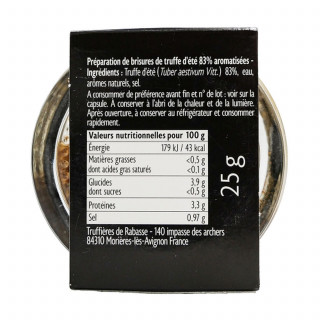 Brisures de truffe d'été - Pot 25g