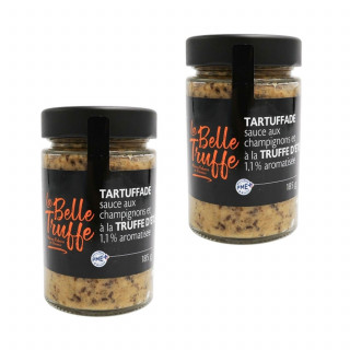 Lot 2x Tartuffade sauce aux champignons et à la truffe d'été - Pot 185g