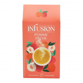 Lot 2x Infusion pomme pêche - Boîte 32g