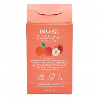 Lot 2x Infusion pomme pêche - Boîte 32g