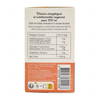 Lot 2x Thé noir à la pêche et à la mangue - Boîte 32g