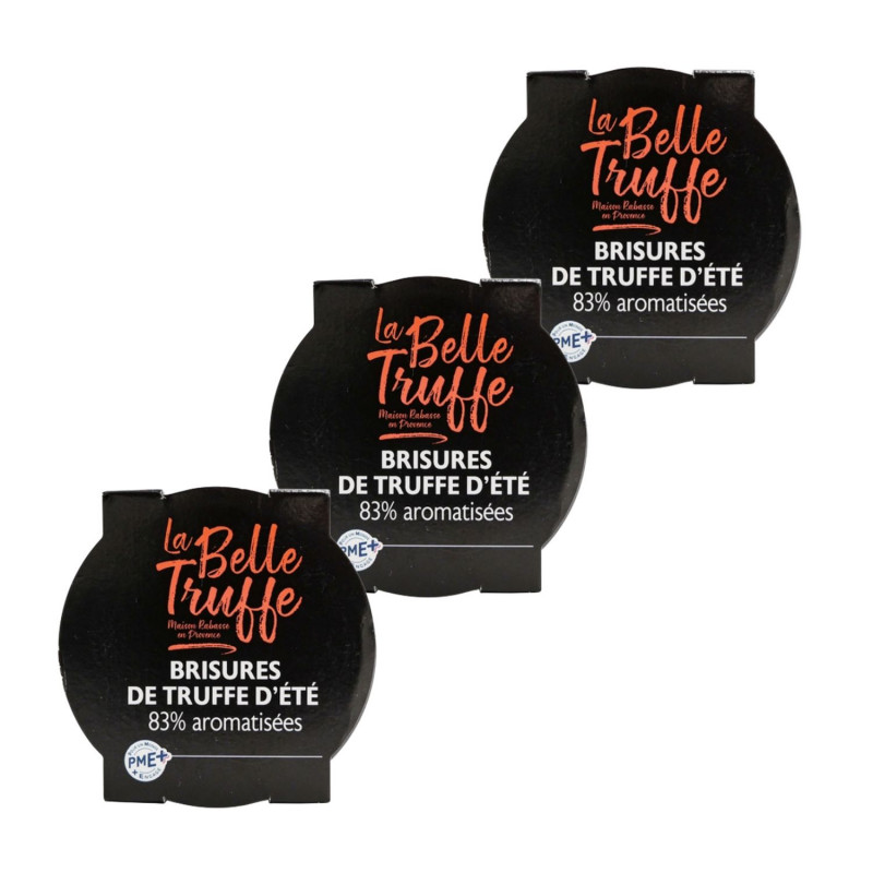 Lot 3x Brisures de truffe d'été - Pot 25g
