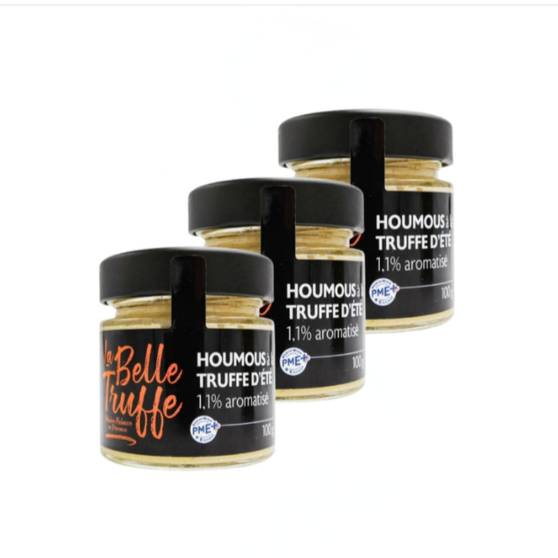 Lot 3x Houmous à la truffe d'été - Pot 100g