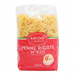 Lot 5x Pâtes mini Penne Rigate n°920 cuisson express - Paquet 500g