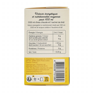 Lot 5x Thé noir à la vanille - Boîte 38g