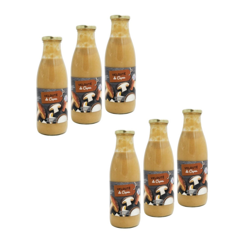 Lot 6x Velouté de cèpes - Bouteille 730ml