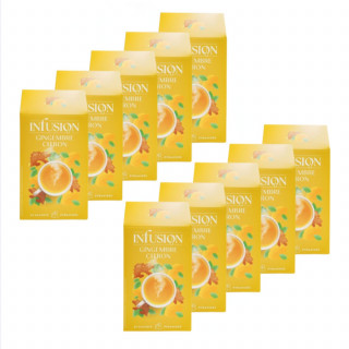 Lot 10x Infusion citron gingembre - Boîte 32g