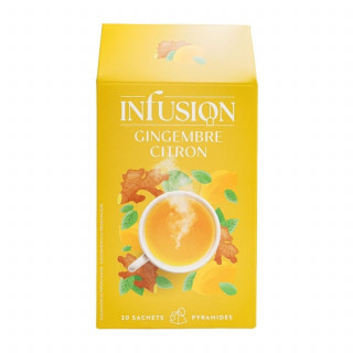 Lot 10x Infusion citron gingembre - Boîte 32g