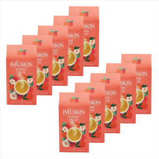 Lot 10x Infusion pomme pêche - Boîte 32g