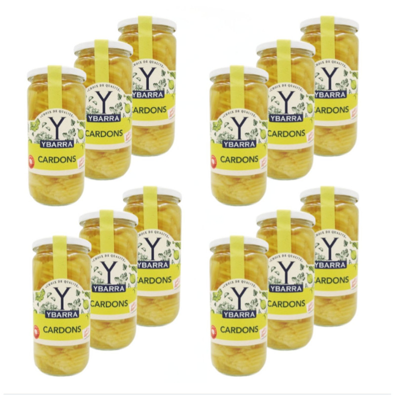 Lot 12x Cardons - Bocal 660g