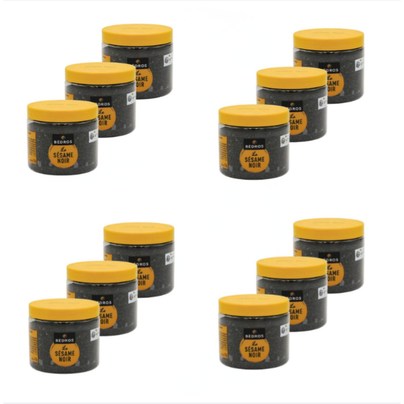 Lot 12x Sésame noir - Pot 110g