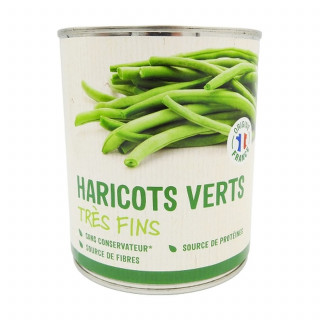 Haricots verts très fins - Conserve 800g