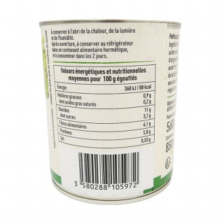Lot 3x Petits pois très fins - Conserve 800g