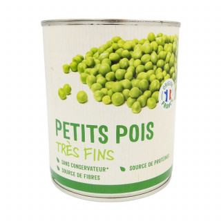 Lot 6x Petits pois très fins - Conserve 800g
