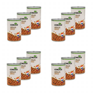 Lot 12x Lentilles - Conserve 400g