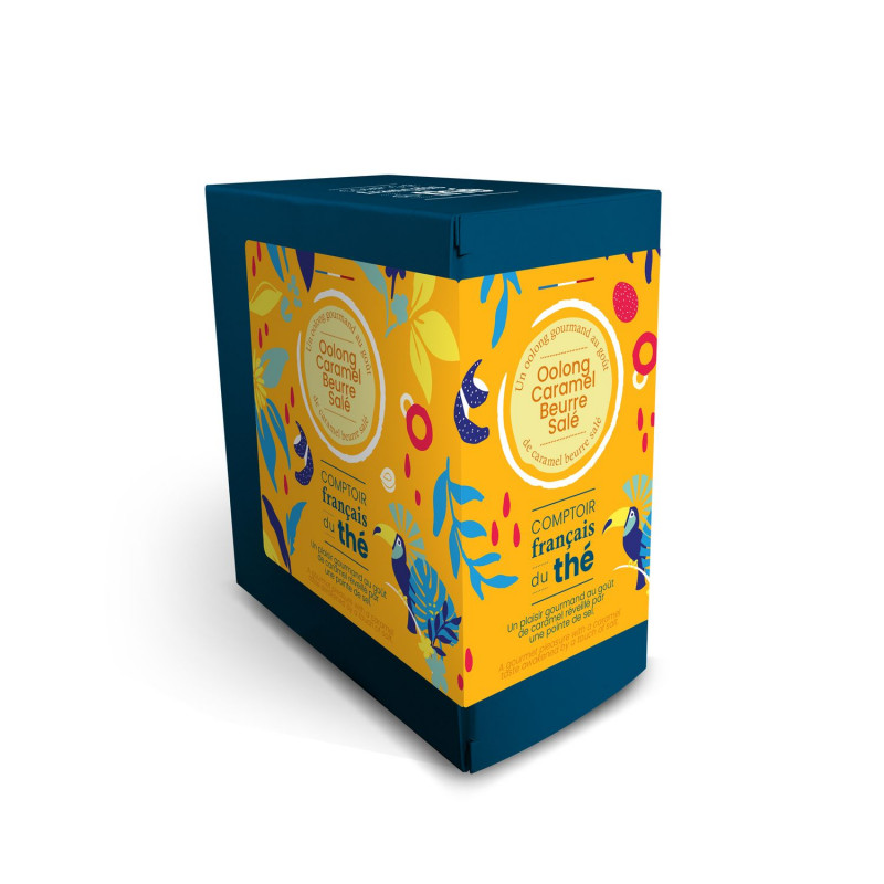 Thé Oolong caramel beurre salé - 20 sachets - Boîte 40g