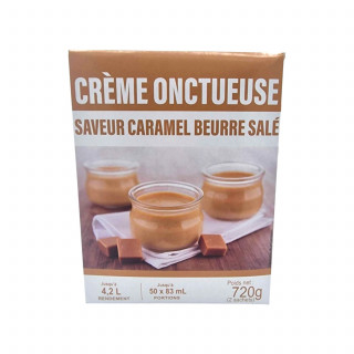 Préparation pour crème saveur caramel beurre salé - 2 paquets de 360g - Boîte 720g