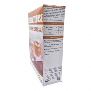 Préparation pour crème saveur caramel beurre salé - 2 paquets de 360g - Boîte 720g
