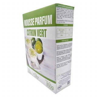 Lot 6x Préparation pour mousse citron vert - 2 paquets de 400g - Boîte 800g