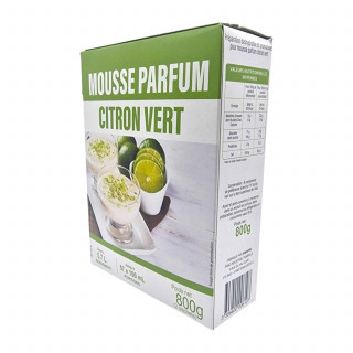 Lot 6x Préparation pour mousse citron vert - 2 paquets de 400g - Boîte 800g