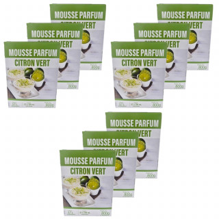 Lot 9x Préparation pour mousse citron vert - 2 paquets de 400g - Boîte 800g