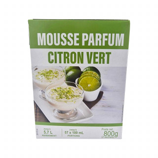 Lot 9x Préparation pour mousse citron vert - 2 paquets de 400g - Boîte 800g