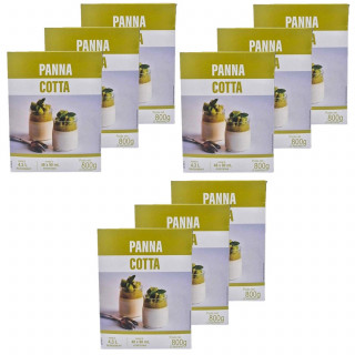 Lot 9x Préparation pour panna cotta - 2 paquets de 400g - Boîte 800g