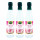 Lot 3x Eau de rose - Bouteille 250ml