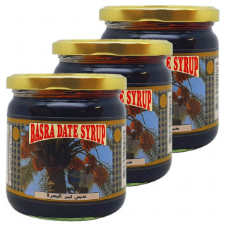 Lot 3x Sirop mélasse de dattes - Pot 450g