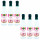 Lot 6x Eau de rose - Bouteille 250ml