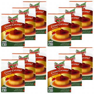 Lot 12x Préparation pour crème caramel - Halal - Boîte 80g