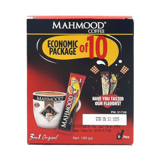 Lot 8x Café soluble 3 in 1 - 10 dosettes de 18g - Boîte 180g