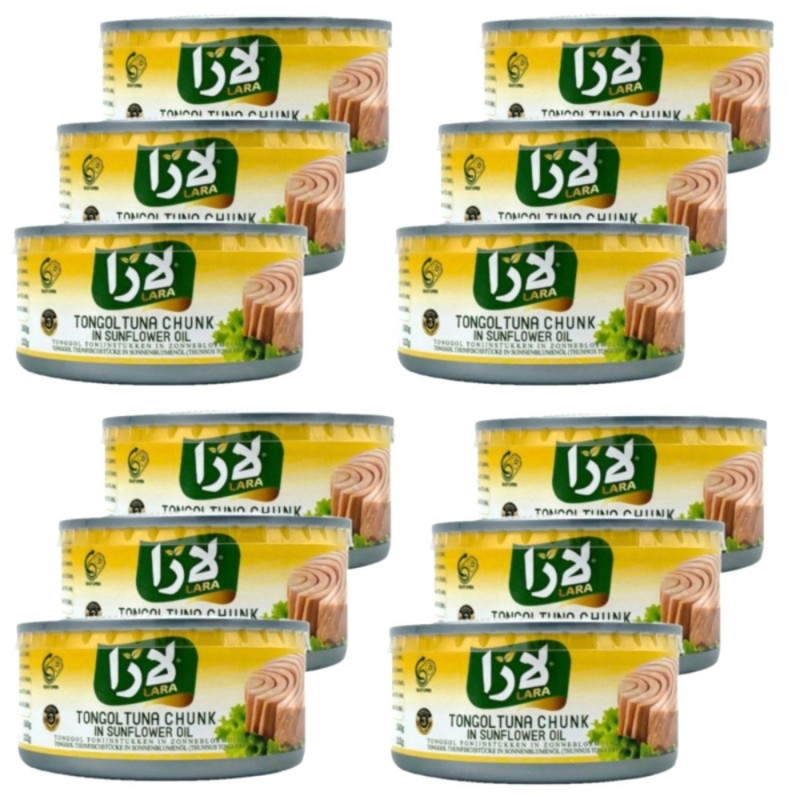 Lot 12x Thon à l'huile - Conserve 160g