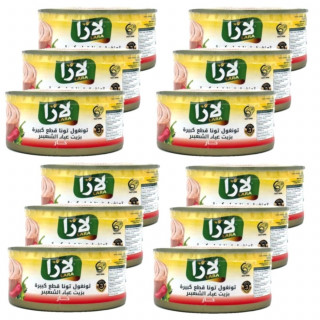 Lot 12x Thon pimenté à l'huile - Conserve 160g