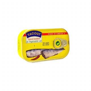 Lot 15x Sardines pimentées à l'huile - Conserve 125g