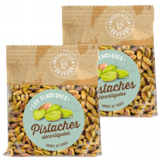 Lot 2x Pistaches décortiquées - Sachet 250g
