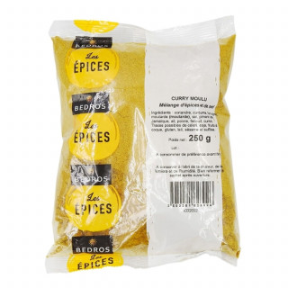 Lot 4x Curry moulu - Sachet 250g