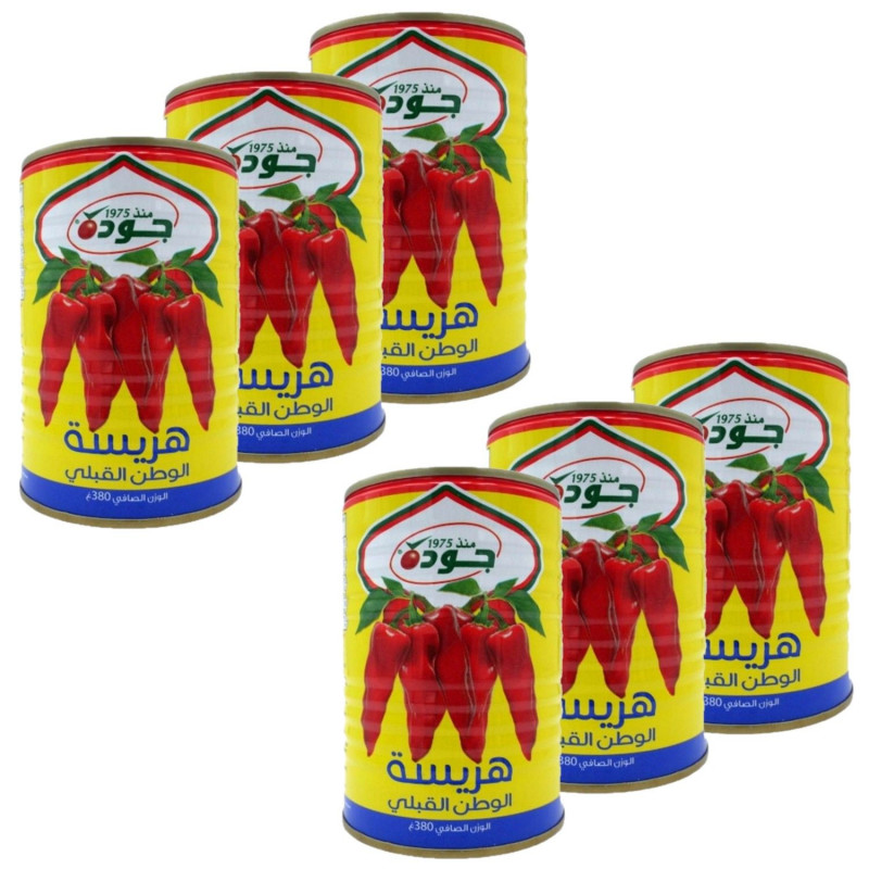 Lot 6x Harissa - Conserve 380g