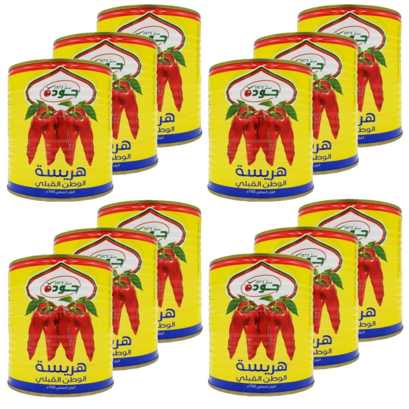 Lot 12x Harissa - Conserve 760g