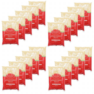 Lot 20x Pâtes langue d'oiseau petit n°75 - Paquet 500g