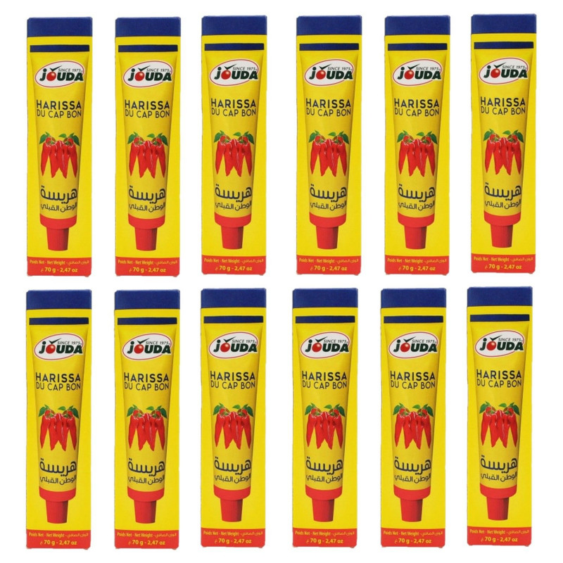 Lot 12x Harissa - Tube 70g