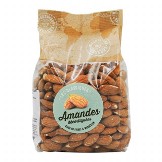 Amandes décortiquées - Paquet 400g