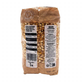 Lot 2x Maïs popcorn France - Paquet 1kg
