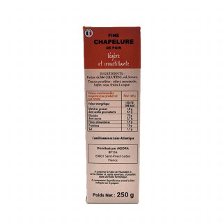 Lot 12x Fine chapelure de pain - Boîte 250g