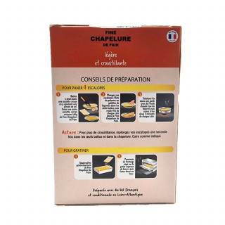 Lot 12x Fine chapelure de pain - Boîte 250g