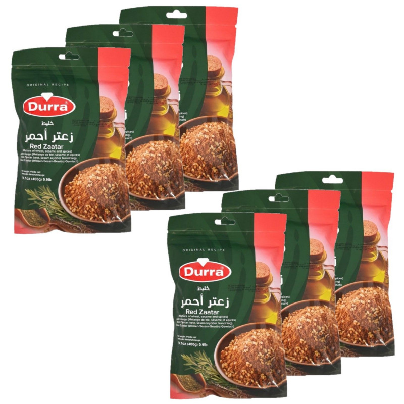 Lot 6x Zaatar rouge - Sachet 400g