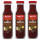 Lot 3x Sauce barbecue - Bouteille 300g