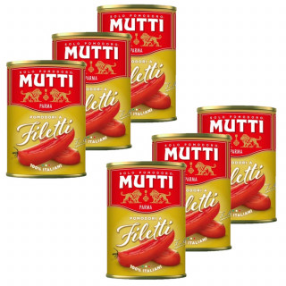 Lot 6x Tomates Filetti - Conserve 400g