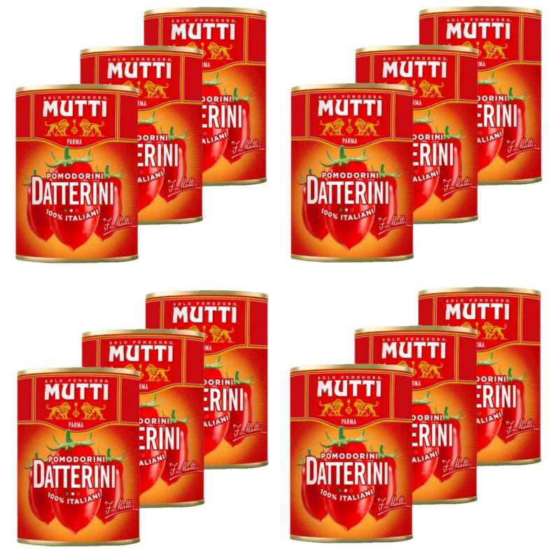 Lot 12x Tomates Datterini - Conserve 400g