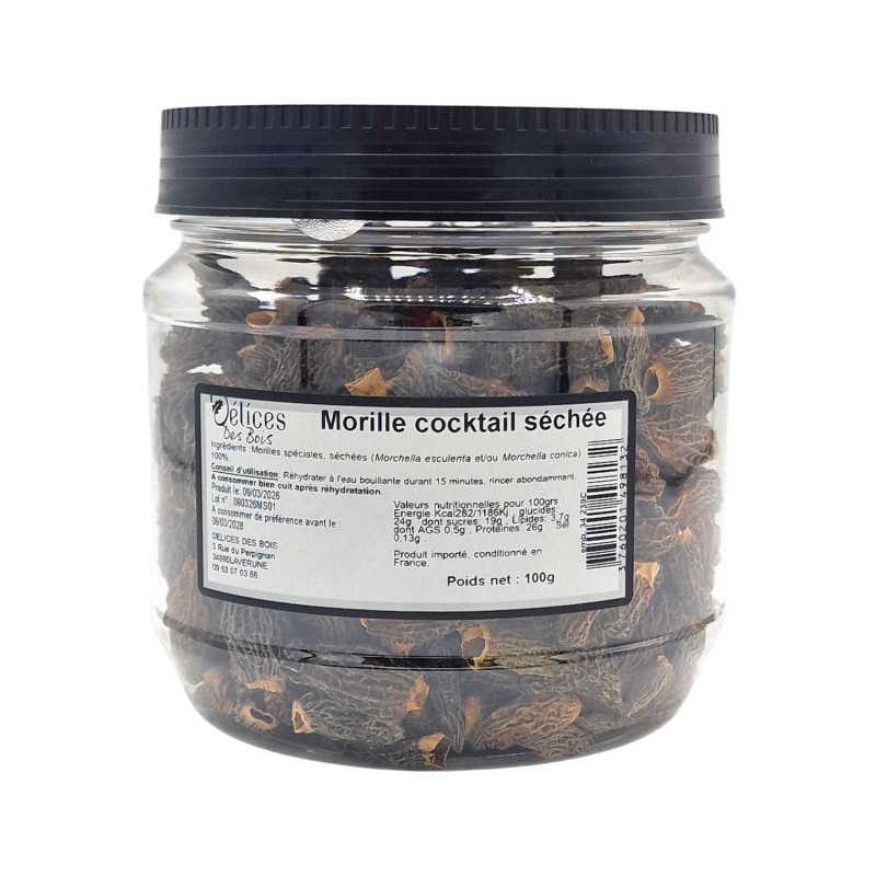 Mini morilles séchées - Pot 100g